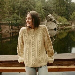 DOEN Serena Cableknit Sweater